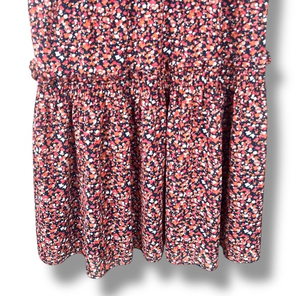 Michael‎ Kors Dress Womens Medium Floral Sleeveless Tiered A-Line Summer Casual - Picture 4 of 9